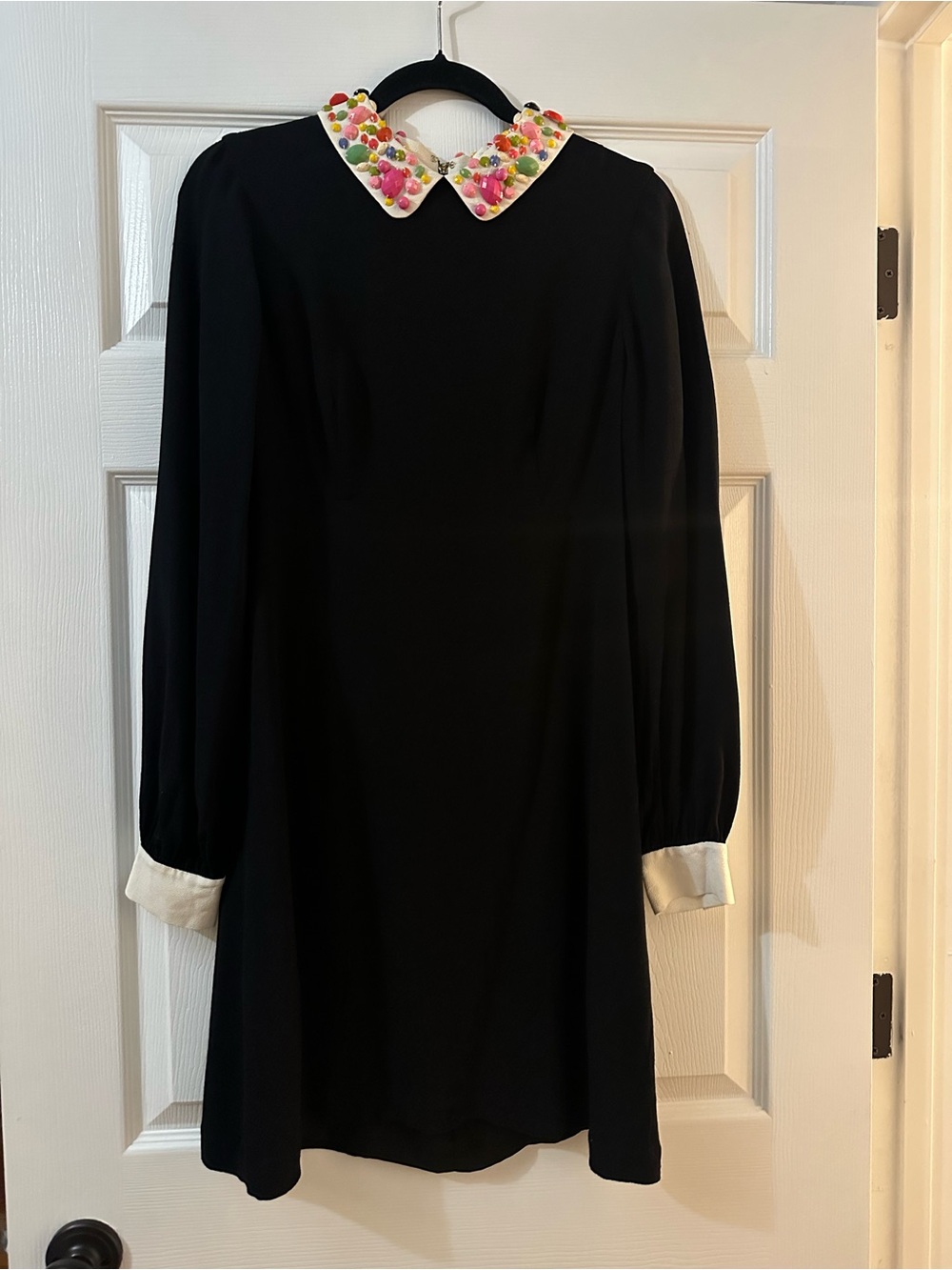 Kate Spade Long Sleeve Dress with Decorative Collar